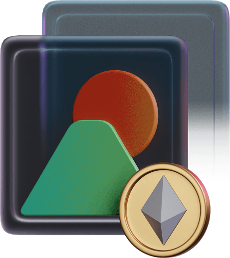 NFT/Image Icon with Ethereum Coin